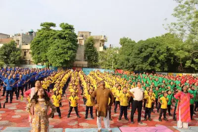 PM Shri KV OCF Chandigarh Celebrates 12th International Day of Yoga