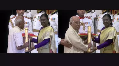 President Murmu Confers Padma Vibhushan on Journalist Narayanan and Justice Thomas
