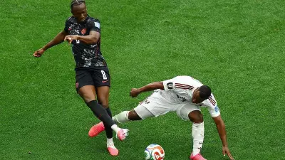 Qatar's Madibo Banned Five Matches for Breaking Canada's Kone's Leg