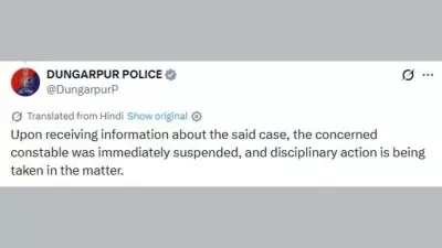 Rajasthan Woman Constable Suspended for Resting Feet on Desk While Elderly Waits