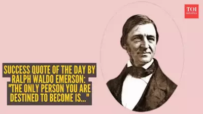 Ralph Waldo Emerson Quote: You Decide Your Destiny Today