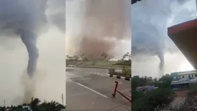 Rare Tornado-Like Storm Hits Tamil Nadu's Thoothukudi, Causes Damage