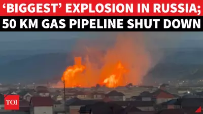Russian Town Evacuated After Gas Pipeline Explosions, 50-km Stretch Shut