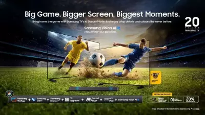 Samsung India Launches 'Big Game, Bigger Screen' Campaign for Football Fans