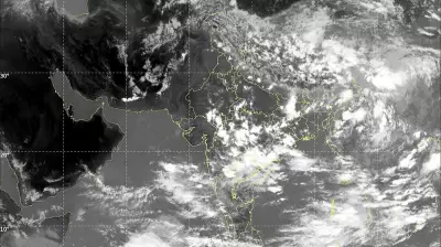 Satellite Images Show Unusually Clear Skies Despite Monsoon Onset in India