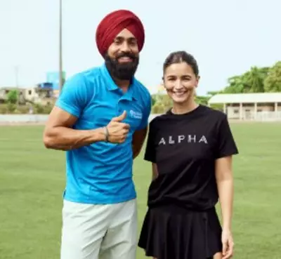 Sprinter Gurindervir Singh Teams Up with Alia Bhatt to Promote Film 'Alpha'