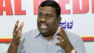 Supporters of MLA Raghavendra Hitnal Protest Outside Siddaramaiah's Home