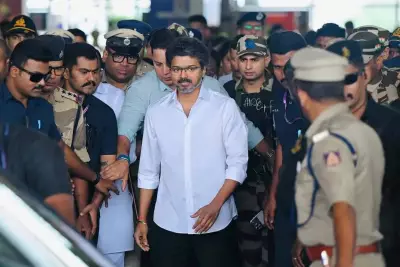 Tamil Nadu CM Vijay Visits Kollur Mookambika Temple, Breaks Protocol