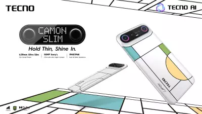 Tecno Camon Slim Launched: Helio G200 Ultimate, Sony LYT-600 Camera, Bigger Battery