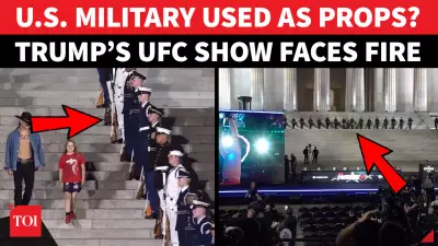 Trump Uses Honor Guards at UFC Birthday Bash, Sparks Outrage