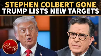 Trump Warns Late-Night Hosts After Stephen Colbert Exit
