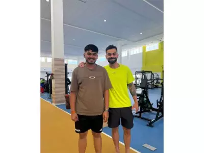 U19 WC Winner Ayush Mhatre Meets Virat Kohli in Bengaluru
