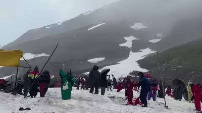 Unusual June Snowfall in Himachal Delights Tourists in Manali and Lahaul-Spiti