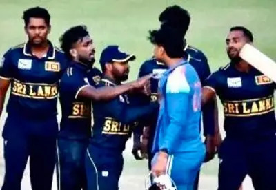 Vaibhav Sooryavanshi in Heated Exchange with Sri Lanka A Player After Super Over Loss