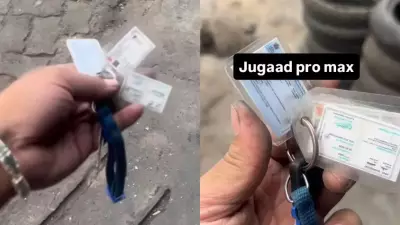 Viral Scooty Keychain with Embedded Documents Sparks Driving Licence Hack Debate