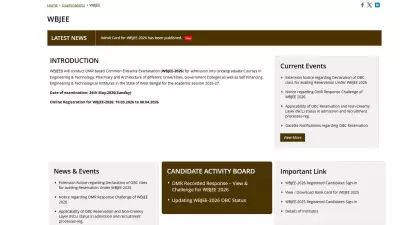 WBJEE Answer Key 2026 Released at wbjeeb.nic.in, Objection Deadline Announced