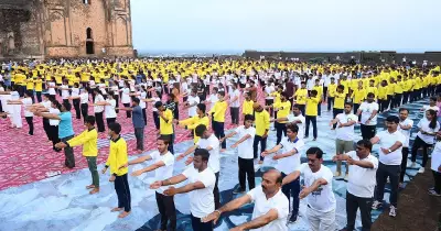 Yoga Enthusiasts in Kalyana Karnataka Celebrate International Yoga Day