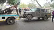 13 Illegally Parked Vehicles Impounded in Chandigarh Anti-Encroachment Drive