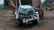 3 Killed as Car Dragged Under Tractor for 3 km in UP Accident