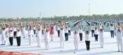 5,000 Participants Join International Yoga Day Event at Rohtak Varsity