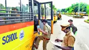 55,995 School Bus Drivers in Hyderabad Caught Using Mobiles While Driving