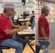 64-year-old intern at startup wins hearts online, proves age is just a number