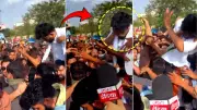 Abhijeet Dipke Slapped at Jaipur Protest, Crowd Turns on Accused Man