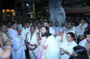 Anant Ambani visits Kollur Sri Mookambika temple, offers prayers