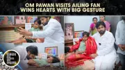 AP Deputy CM Pawan Kalyan Visits Bedridden Fan, Gifts Dog and Financial Aid