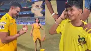 Arjun Tendulkar Hits Six, Hurts Fan, Then Wins Hearts with Gesture