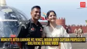 Army pilot proposes to girlfriend after passing-out parade in Nashik