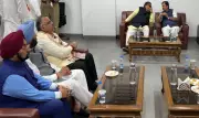 BJP Chief Nitin Nabin Meets Punjab Governor at Halwara Airport