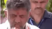 BJP Slams Karnataka CM Shivakumar for Throwing Half-Eaten Apples at Supporters