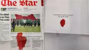 Bloodstain Spreading on Newspaper Puzzled Readers, Here's What It Really Was
