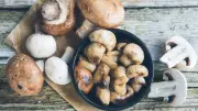Boost Mushroom Vitamin D to 1200 IU with Sunlight Before Cooking
