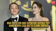 Brad Pitt and Angelina Jolie's son Knox reportedly drops 'Pitt' surname amid new legal battle