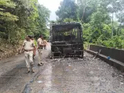 Bus Fire Averted at Hulikal Ghat, 17 Passengers Safe