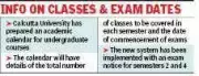 Calcutta University to Provide Academic Calendar for UG Students
