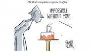 Cartoon: PM Modi's 12 Years in Office Marked by Milestones and Challenges