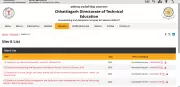 CG PPT 2026 Round 1 Merit List Released by DTE Chhattisgarh