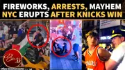 Chaos in NYC as Knicks Fans 'Fire Explosives' After Historic Comeback