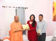 CM Yogi Launches Dr Ankita Raj's Book on Health and Happiness