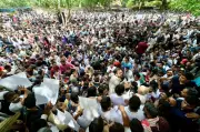 Cockroach Janta Party Protests in Delhi Over Exam Irregularities