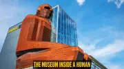 CORPUS Museum: A Giant Orange Human Body You Can Walk Through