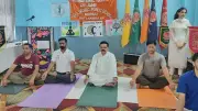 DAV Public School Manai Celebrates International Yoga Day with Students and Staff