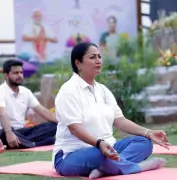 Delhi BJP leaders join International Yoga Day events across city
