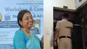 Delhi Professor Murder: Police Hunt Two Masked Suspects in Housing Complex