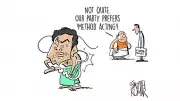 DH Cartoon: Party Prefers Method Acting in Political Drama