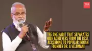 Dr. A Velumani Reveals the One Habit That Separates High Achievers from Others