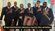 DR Congo Football Team's Leopard-Print Suits at World Cup Go Viral